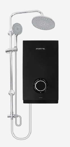 MISTRAL MSH103-BK INSTANT HEATER W/ RAINSHOWER