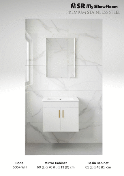 Stainless Steel cabinet 5057 white