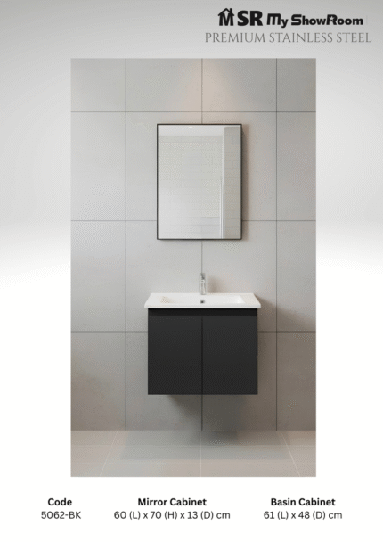 Stainless Steel cabinet 5062 black