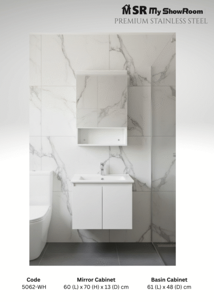 Stainless Steel cabinet 5062 white