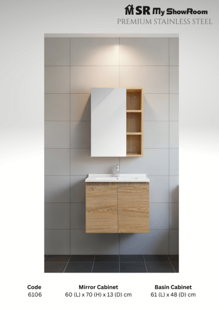 Stainless Steel cabinet 6106 Wood